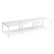 Adapt 1200mm Deep Sliding Top Triple Back to Back Bench Desk